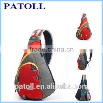 Promotional design factory direct newest fashionable triangle sling backpack single strap backpack