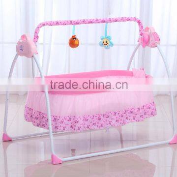 Wholesales portable folding Pink infant rocking bed swing baby crib/bed                        
                                                                                Supplier's Choice