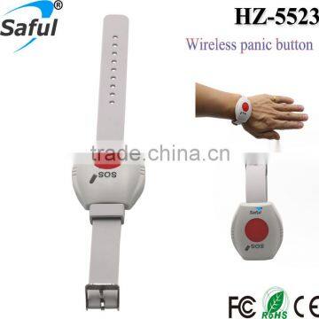 315Mhz/433Mhz wireless gsm wrist-mounted panic button