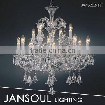 JANSOUL 12 lights high quality modern crystal chandelier light