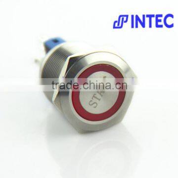 22mm metal switch, LED and Momentary Switch, with the character of START