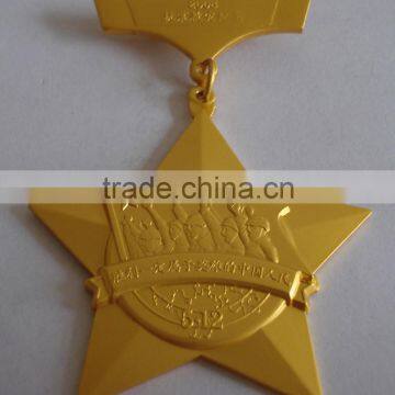 metal zinc alloy metal medal die cut medals