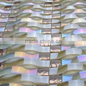 GT004 China Glass Tile Mosaic Floor Pattern Mural photo-5