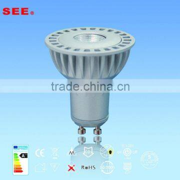 factory price xiamen led spotlight cob 8W gu10 CE ROHS