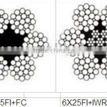 Steel Wire Rope 6 x 25Fi