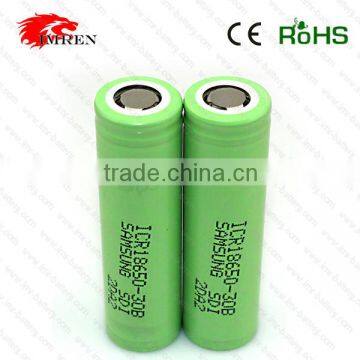 Samsung 18650 30B Battery High Drain 3.7V 3000mah Rechargeable 18650 Battery ICR18650 30B 3000mah