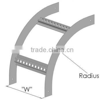 Galvanized external riser cable ladder fitting