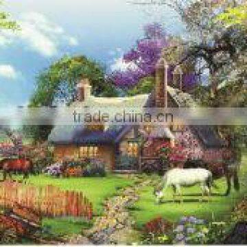 Hot Sell Landscape Custom 3D Lenticular Picture With Flip Effect