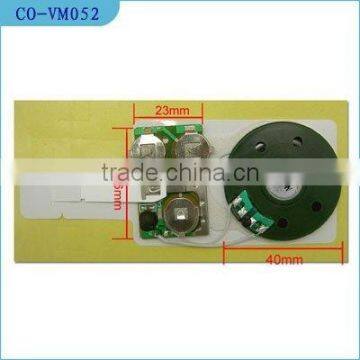 Recordable sound module for greeting cards/ Birthday card/ Business card