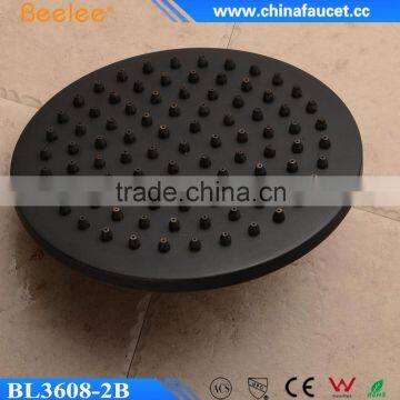 Beelee 8 Inch Round Black ORB Top Shower Water Saving Rain Overhead Shower photo-3