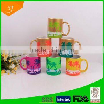 11oz ceramic mug printing, ccolour painting porcelain mug, standard coffee cup