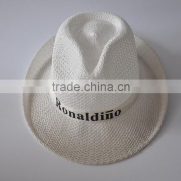 2015 white color China straw hat