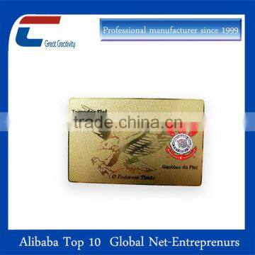 custom metal blank card for laser logo business cards