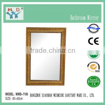 2014 High quality factory direct sales carved wood mirror