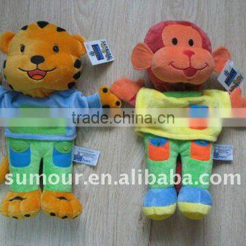 Plush Animal Puppet Series - Tiger & Monkey