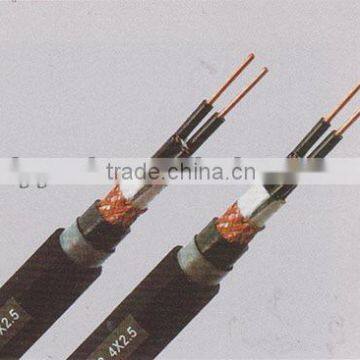 450/750V PVC insulated PVC sheath copper braid screened flexiblecontrol power cable