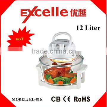 12L multi-functional electric Aero-grill halogen convection oven