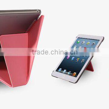 XUNDO Case for Apple Pad Mini 1&2 with PU Leather+ PC Transparent backcase