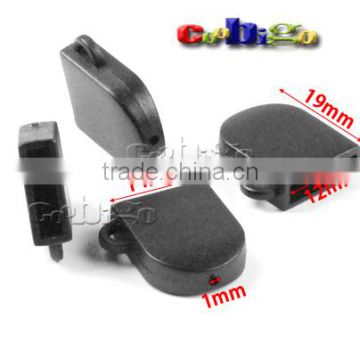 1mm Mini Black U-Shaped Phone Decor Strap Hole Buckle For Phone Accessories #FLS122