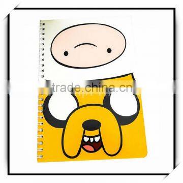 2016 custom printed four lined paper line notebook