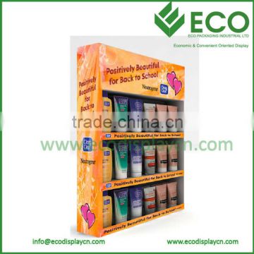 ECO POS Floor Corrugated Cardboard Display Stand for Liquid Face Wash