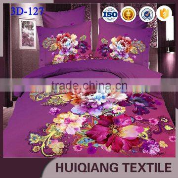 changxing microfiber 100% polyester fabric brushed fabric with floral printing for bedsheet