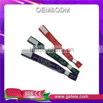 One Time Used Events Woven Wristband