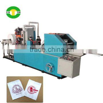 XY-OQ-7000B 2 colors printing L fold napkin paper machine