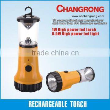 Unique Design Rechargeable Plastic Powerful Led Flashlight Torch