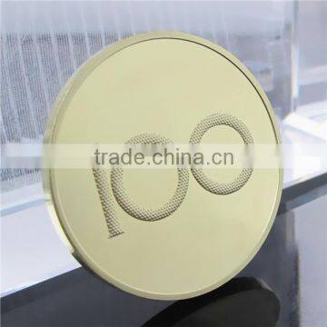 Coin Blanks for Game / Pure Brass Metal Coin / Embossed Number Token Coin