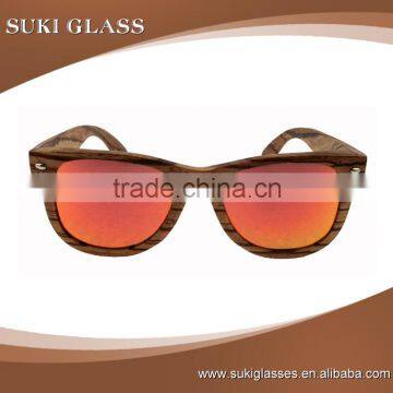 2016 Recycled Popular Novelty Sunglasses Nature Zebra Wood Okay Sunglasses photo-3