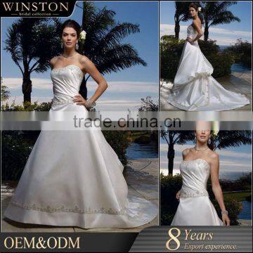 Best Quality popular low waist wedding dress