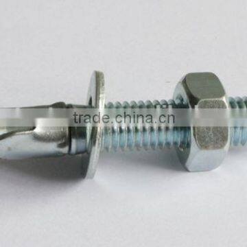 Carbon steel Wedge anchor Blue white zinc