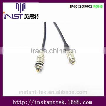 INST screw locking ip67 air plug connector