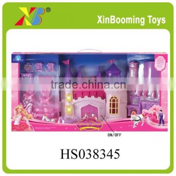 Lovely Pretty house with Music for kids, Plasitc Castle Toys