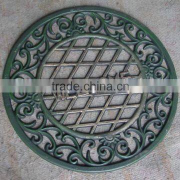 Round Shape Doormat Cast Iron photo-4