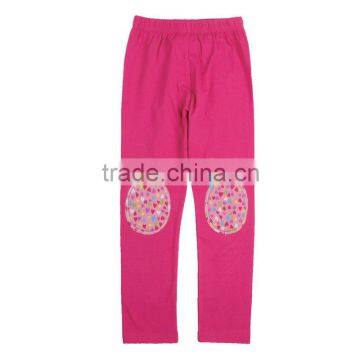 ( G4220 ) FUCHSIA 2-6Y Chidren Clothes Ready Made Children Clothing Factory Patchwork Wholesale Baby Leggings photo-2