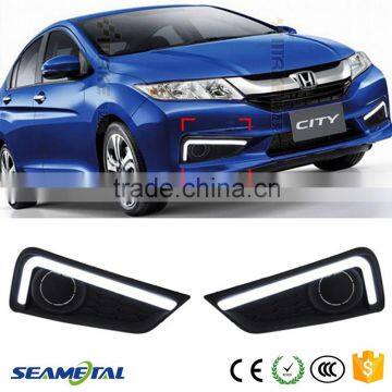 Car LED Guiding Light Fog Light DRL For Honda City 2013 2014 Fifth GM2/GM3 Daytime Running Lights                        
                                                Quality Choice