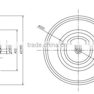 Rubber Pnuematic Wheels Manufactures for Hand Truck Wheel 16'' x 4.00-8 photo-4