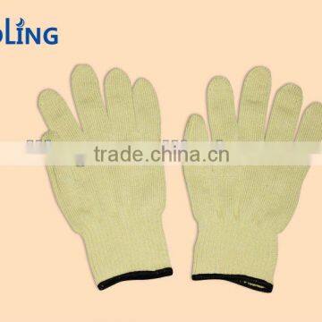 yellow color protection glove