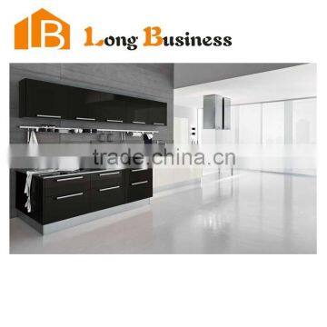 LB-JX1084 English Original Black and white lacquer kitchen cabinet