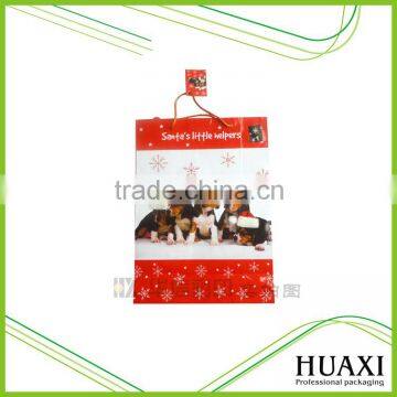 Top grade quality matt laminated Christmas gift packaging bags