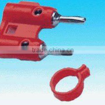4mm dual banana plug connector nickel plating