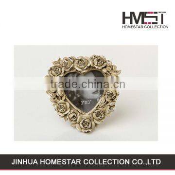 Sweet heart shape wedding picture frame antique photo top selling wholesale