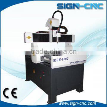 SIGN 6090 mini model cnc router machine for PVC rubber sheet