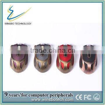 High quality wireless bronze metal mouse