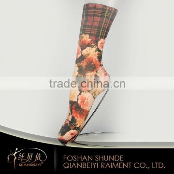 Fashion women socks custom photo printed cartoon tube sock men