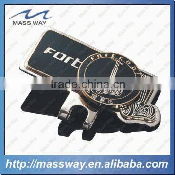 custom uniquie enamel brass metal magnetic golf hat cap clip ball marker