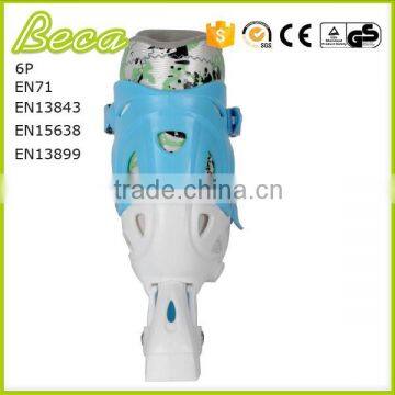 Foshan Factory Sales Pvc Wheel 608 Bearing Blue Kids Roller Skate With Flashing Quality Choice photo-3