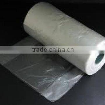 HDPE Printed Plastic Bags for Food Packaging Green Flat Plastic Bag On Roll photo-2